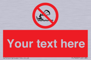 Custom No kite surfing